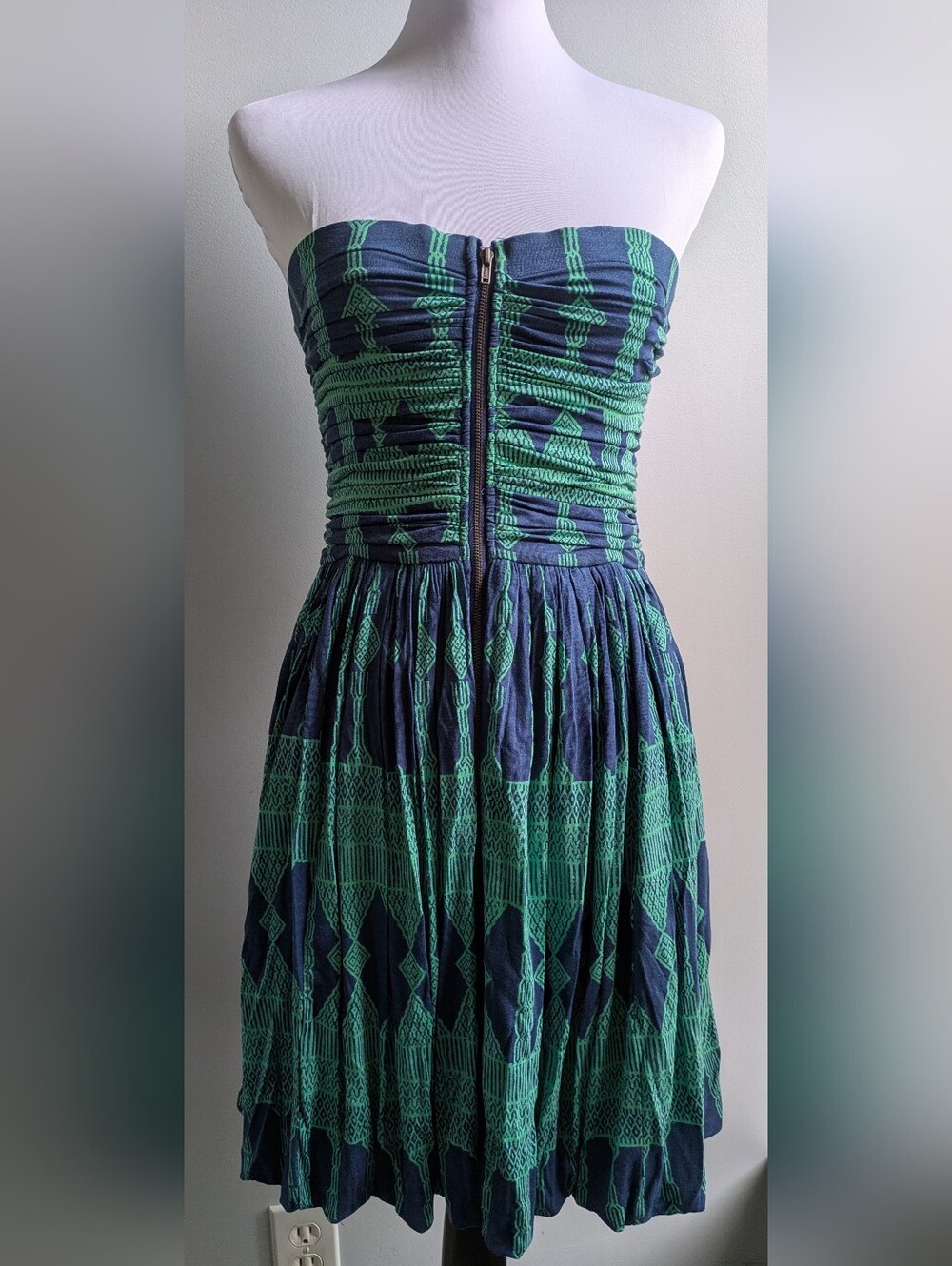 Pre-owned Plenty by Tracy Reese Strapless Ruched Sundress Size S/M?